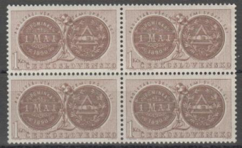 0723 čtyřblok ** - 1953