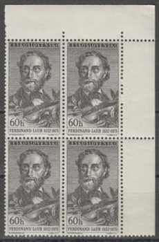 0939 čtyřblok ** - 1957
