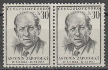 0965 pár vodorovně ** - 1957
