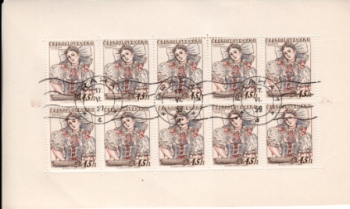 0968 / 0971 PL - 17. VI. 1959 + vlnité razítko ● - 1957