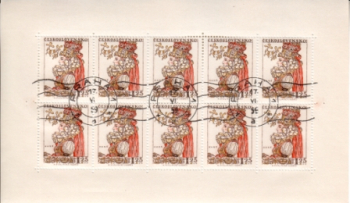 0968 / 0971 PL - 17. VI. 1959 + vlnité razítko ● - 1957