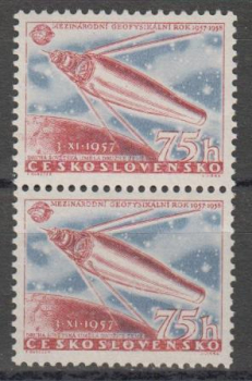0974 pár svisle ** - 1957