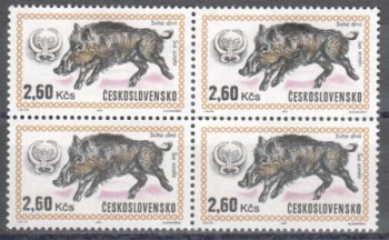 1907 čtyřblok ** - 1971