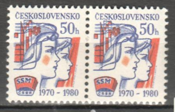 2459 pár vodorovně ** - 1980