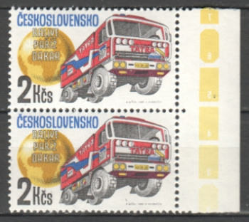 2877 pár - svisle ** - 1989