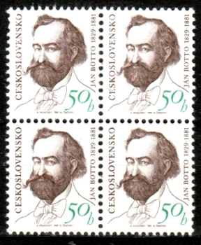 2884 čtyřblok ** - 1989