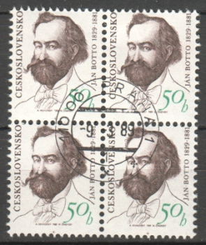 2884 čtyřblok ● - 1989