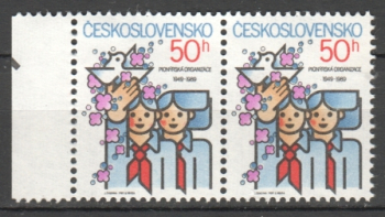 2891 pár - vodorovně ** - 1989