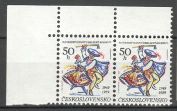 2903 pár - vodorovně ** - 1989