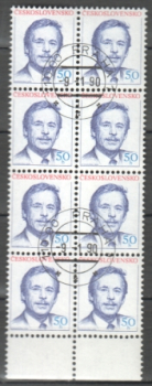 2928 větší celek 8 známek ● - 1990