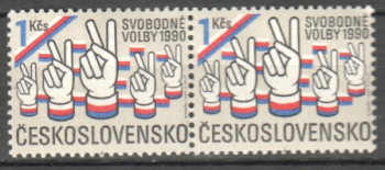 2942 pár - vodorovně ** - 1990