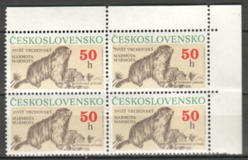 2955 čtyřblok ** - 1990