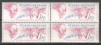 2965 čtyřblok ** - 1990