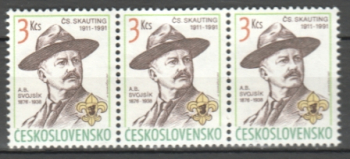 2966 třípáska vodorovně ** - 1991