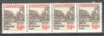 2968 čtyřpáska vodorovně ** - 1991
