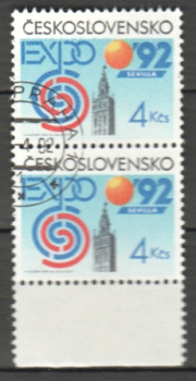 3004 pár - svisle ● - 1992