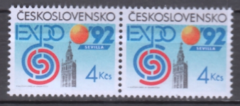 3004 pár - vodorovně ** - 1992