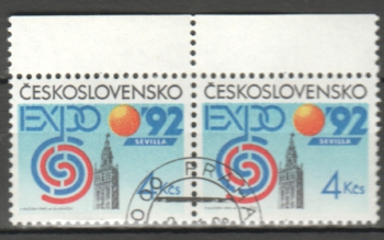 3004 pár - vodorovně ● - 1992