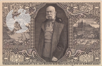 Franz Joseph I. 1908 95 998 A ● - Osobnosti