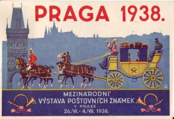 Dostavník 1933 06 001 CZ ● - Mezinárodní výstava poštovních známek