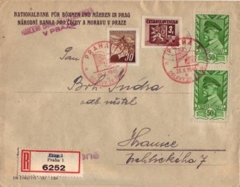 CZ 1945 10 004 ● - s podacím lístkem