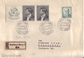 CZ 1946 09 001 ● - mit Einlieferungsschein