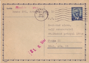 CDV 083 - CZ 1947 00 002 ●
