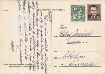 CPH 001 / 02 ● - Bildpostkarte - Hradčany - 1949