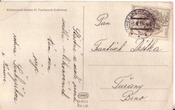 M. Fischerová - Kvěchová - CZ 1953  00 008 ●