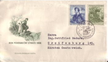 FDC 0898 / 0899 - CZ 1956 07 001 ●