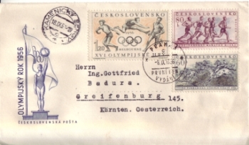 FDC 0900 / 0902 - CZ 1956 09 002 ●
