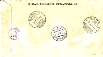 FDC L 0042 / L 0043 - CZ 1957 10 002 ●