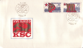 FDC 2483 / 2484 - CZ 1981 04 001 ●