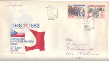 FDC 2579 / 2580 - CZ 1983 02 001 ●