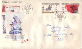 FDC 2600 / 2603 - CZ 1983 09 022 ●
