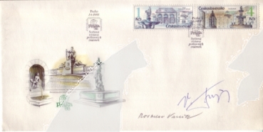 FDC 2847 + 2850 Unterschrift - CZ 1988 98 132 ● - 1988