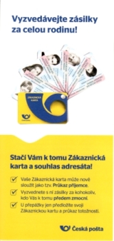 CZ Vyzvedávejte zásilky za celou rodinu - CZ 2020 98 012
