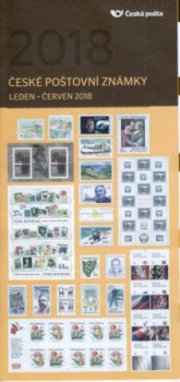 CZ brožura 2018 - České poštovní známky / leden - červen 2018