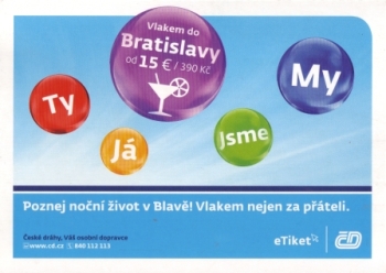 Reklamní pohled - CZ xxxx 95 999 **