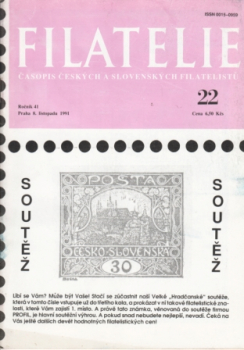 CZ Filatelie 1991 / 22