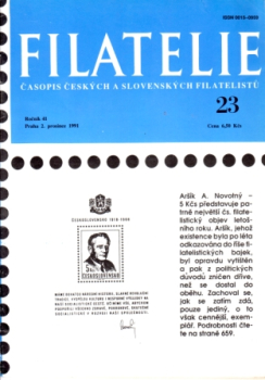 CZ Filatelie 1991 / 23