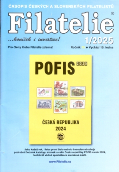 CZ FILATELIE 2025 / 01 - 12 - kompletní ročník