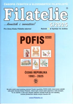 CZ FILATELIE 2025 / 01 - 12 - komplette Jahrgang