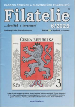 CZ FILATELIE 2025 / 01 - 12 - komplette Jahrgang