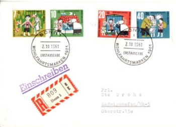 D FDC 0369 / 0372 ● - 1961 10 003
