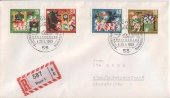 D FDC 0408 / 0411 ● - 1963 09 001