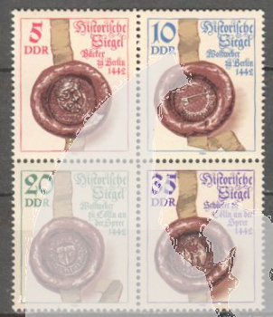 NDR 2884 / 2887 - čtyřblok - soutisk ** - 1984