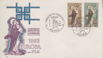 E FDC 1411 / 1412 ● - 1963