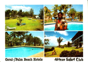 Coral- / Palm Beach Hotels - African Safari Club - EAK 19xx 95 002 ●