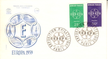 F FDC 1262 / 1263 ● - 1959